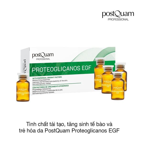 Tinh chất tái tạo, tăng sinh tế bào và trẻ hóa da PostQuam Proteoglicanos EGF