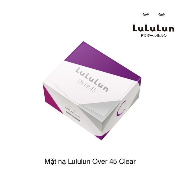 Mặt nạ Lululun Over 45 Clear (32 miếng) 2FB - Tím