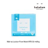 Mặt nạ Lululun Pure Moist 6FB 32 miếng (xanh da trời)