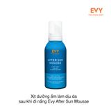 Xịt dưỡng ẩm làm dịu da sau khi đi nắng Evy After Sun Mousse 150ml