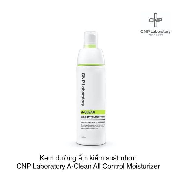 Kem dưỡng ẩm kiểm soát nhờn CNP Laboratory A-Clean All Control Moisturizer