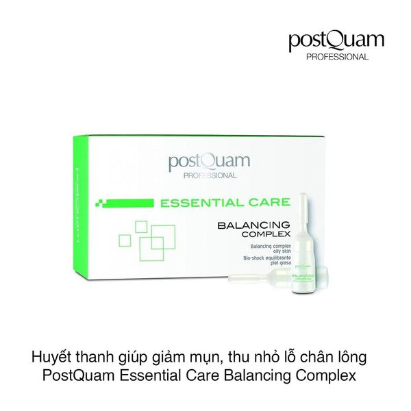 Huyết thanh giúp giảm mụn, thu nhỏ lỗ chân lông PostQuam Essential Care Balancing Complex