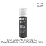 Tinh chất ngừa lão hóa, làm mờ nếp nhăn Paula's Choice Resist Intensive Wrinkle-Repair Retinol Serum 30ml