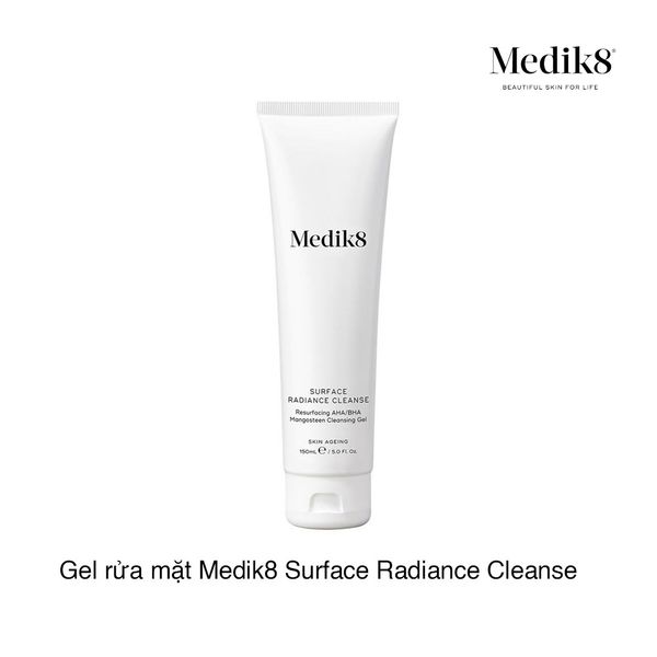 Gel rửa mặt Medik8 Surface Radiance Cleanse 150ml