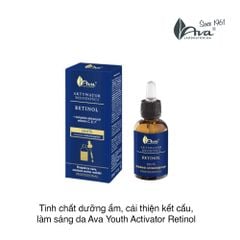 Tinh chất dưỡng ẩm, cải thiện kết cấu, làm sáng da Ava Youth Activator Retinol 30ml