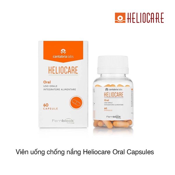 Viên uống chống nắng Heliocare Oral Capsules 60 viên