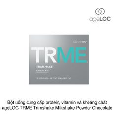 Bột uống cung cấp protein, vitamin và khoáng chất ageLOC TRME Trimshake Milkshake Powder 853.5g (15 gói x 56,9g)