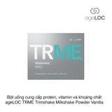 Bột uống cung cấp protein, vitamin và khoáng chất ageLOC TRME Trimshake Milkshake Powder 853.5g (15 gói x 56,9g)