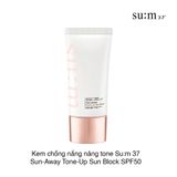 Kem chống nắng nâng tone Su:m 37 Sun-Away Tone-Up Sun Block SPF50 50ml