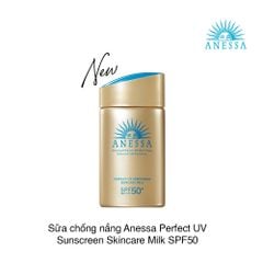 Sữa chống nắng Anessa Perfect UV Sunscreen Skincare Milk SPF50 60ml