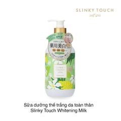Sữa dưỡng thể trắng da toàn thân Slinky Touch Whitening Milk 480ml