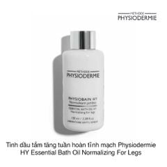 Tinh dầu trị liệu đa năng giúp tăng tuần hoàn tĩnh mạch ở chân Physiodermie HY Essential Bath Oil Normalizing For Legs 100ml