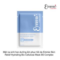 Mặt nạ sinh học dưỡng ẩm phục hồi da Emmie Skin Relief Hydrating Bio Cellulose Mask B5 Complex 23g