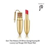 Son The History Of Whoo Gongjinhyang:Mi Luxury Lip Rouge #45 Royal Red 6g