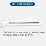 Thanh treo đa năng không cần khoan bắt vít, đường kính ống 32mm, chất liệu inox 304 cao cấp