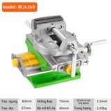 Bàn trượt hai chiều kết hợp ê tô khoan bàn xoay tròn MINIQ BG6369