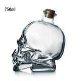 Bình thủy tinh in hình đầu lâu 3D 750ml
