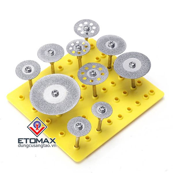 Bộ 10 lưỡi cắt kim cương Dụng cụ sáng tạo ETOMAX