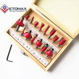 Bộ 15 mũi phay gỗ 6.3mm