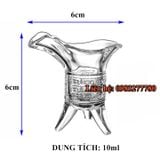 Bộ 6 Ly Thủy Tinh Hoàng Đế