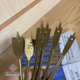 Bộ 6 mũi khoan khoét lỗ trên gỗ, nhựa, thạch cao hình đuôi cá