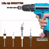 Bộ 7 mũi khoan mồi bắt âm vít trên gỗ từ 3mm đến 10mm