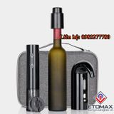 Bộ dụng cụ mở rượu và rót rượu vang tự động 4 trong 1 chuyên nghiệp