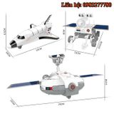 Bộ robot lắp ghép hạm đội thám hiểm mặt trăng 3 in 1