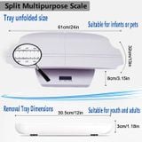 Cân điện tử cho bé sơ sinh kết hợp đo chiều cao BABY SCALE V2
