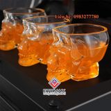 Cốc thủy tinh hình đầu lâu 3D V2