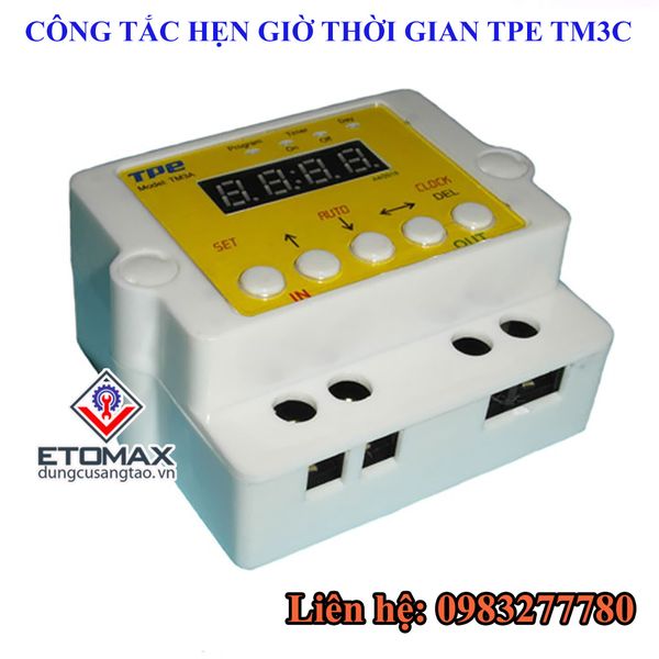 Công tắc hẹn giờ lập trình điện tử TPE TM3A