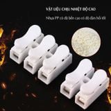 Cút nối dây điện, kẹp nối nhanh dây điện 2 cực