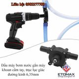 Đầu chuyển máy khoan thành máy bơm nước, hút nước V2