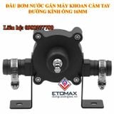 Đầu chuyển máy khoan thành máy bơm nước, hút nước V2