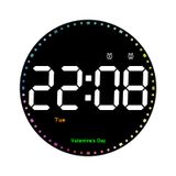 Đồng hồ điện tử treo tường led 3D điều khiển từ xa DS6635