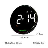 Đồng hồ điện tử treo tường led 3D điều khiển từ xa DS6635