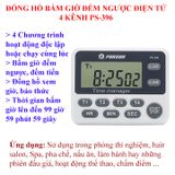 Đồng Hồ Bấm Giờ Đếm Ngược Điện Tử 4 Kênh PS-396