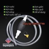 Dụng cụ hút chất lỏng bóp tay V3, kèm khóa điều chỉnh lượng nước