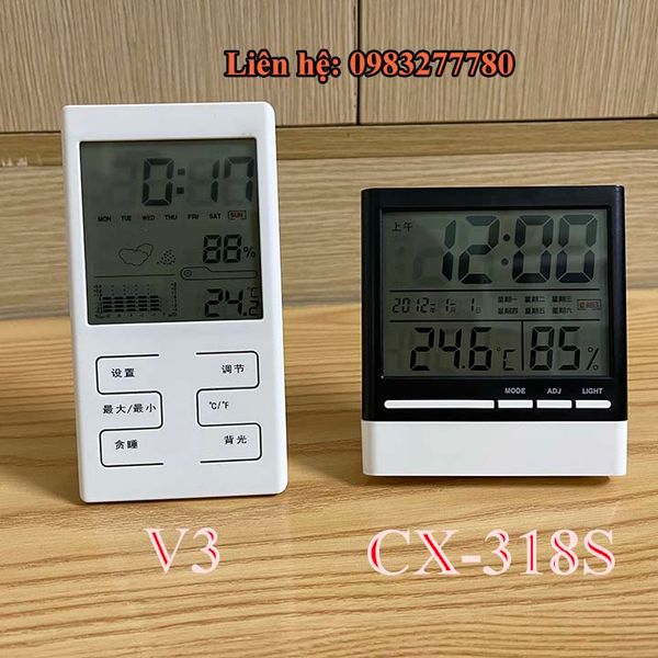 Máy đo nhiệt độ, độ ẩm hàng nội địa Trung Quốc