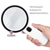 Kính lúp cầm tay 30X có đèn led chiếu sáng K2288-85