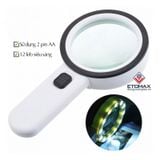 Kính lúp cầm tay 30X có đèn led chiếu sáng K2288-85