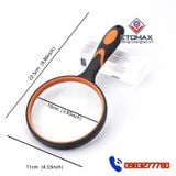 Kính lúp cầm tay 3x đường kính 100mm chống va đập siêu bền