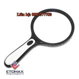 Kính lúp cầm tay có đèn led chiếu sáng 5x - 10x