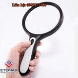 Kính lúp cầm tay có đèn led chiếu sáng 5x - 10x