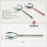 Kính lúp cầm tay 8x gọng kim loại cao cấp đường kính 60mm