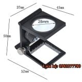 Kính lúp mini 10X có thước đo