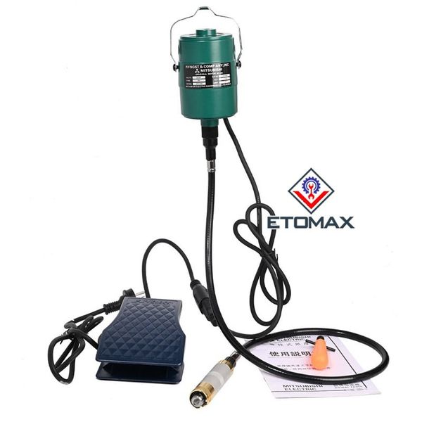 Máy khoan mài moto treo Mitsubishi, kèm bàn đạp điều chỉnh tốc độ