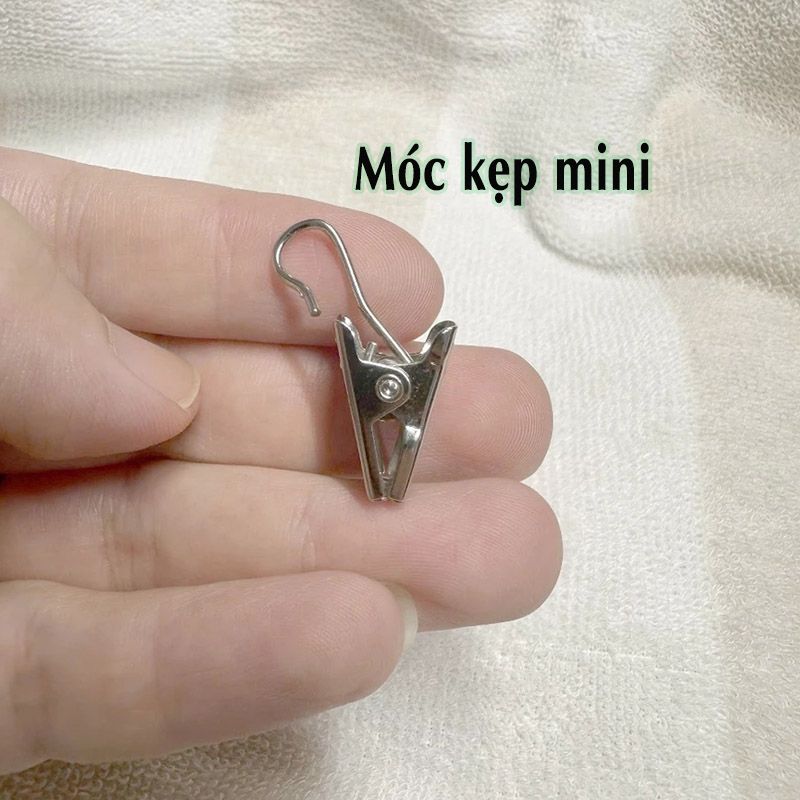 Móc treo rèm cửa Inox 304 ETOMAX ET3, vòng khoen tròn treo rèm đường k ...
