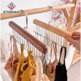 Móc treo quần áo đồ lót, tất vớ, cà vạt túi xách, mũ váy 8 trong 1