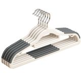 Móc nhựa treo quần áo chống trơn trượt 360°, giữ phom quần áo chống nhăn hiệu quả